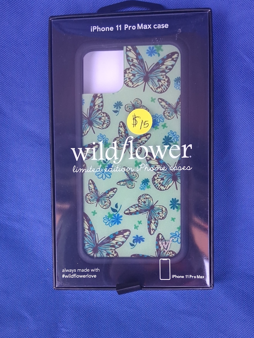 Wildflowers Mint Green Butterfly iPhone 11 Pro Max Case